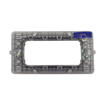 supporto 4 moduli bianco linea mapam compatibile con linea matix