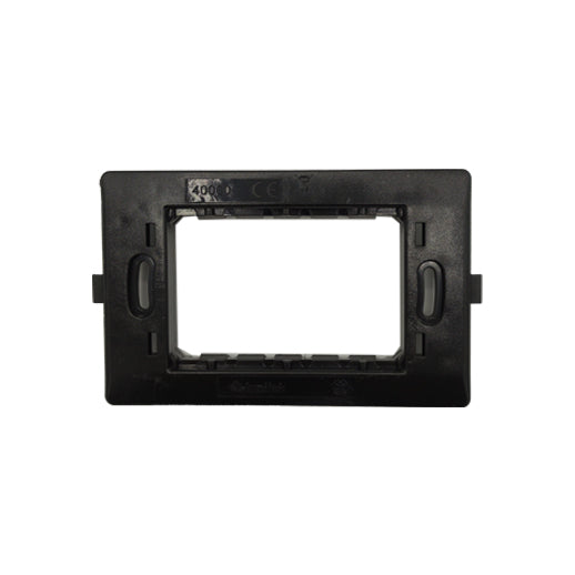 supporto nero con viti di fissaggio linea max8 ecova