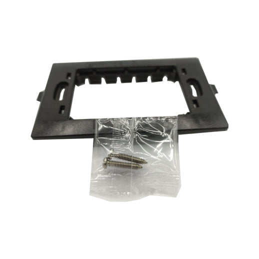 supporto 3 moduli economico nero linea max8 ecova