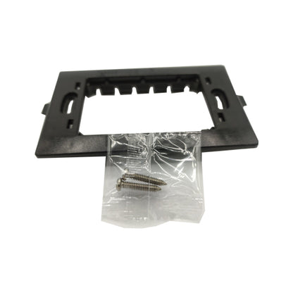 supporto 3 moduli economico nero linea max8 ecova