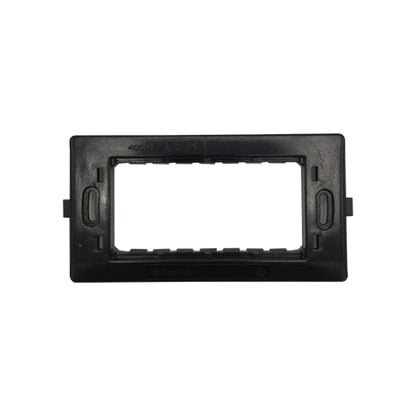 supporto 4 posti nero con viti di fissaggio linea max8 ecova