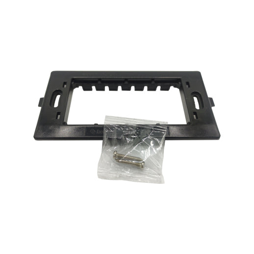 supporto 4 moduli economico nero linea max8 ecova