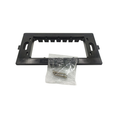 supporto 4 moduli economico nero linea max8 ecova