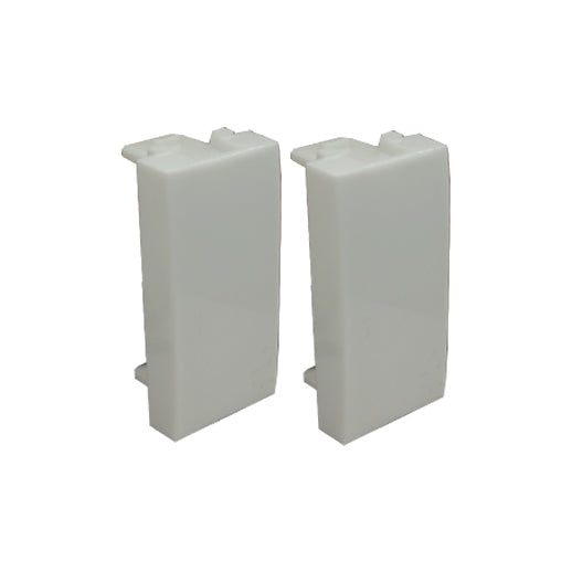 doppio copriforo bianco per placca 1 modulo economico max8 ecova 83504