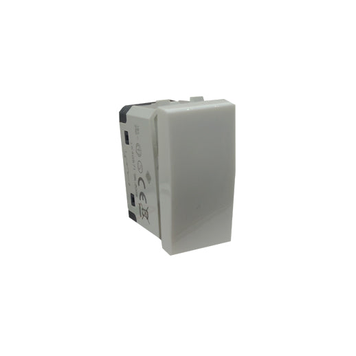 Interruttore unipolare 16a 250v bianco max8 ecova 83505