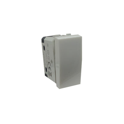 Interruttore unipolare 16a 250v bianco max8 ecova 83505