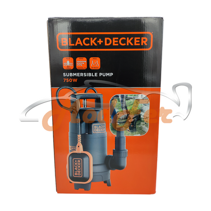 Black+Decker Pompa Immersione Acque Chiare/Scure 750W