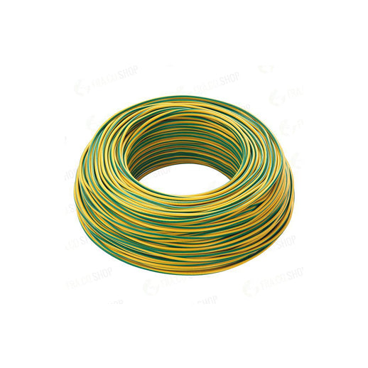 cavo unipolare elettrico giallo-verde 1x1,5 mmq fs17 450/750