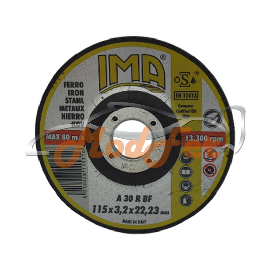 Disco da taglio ferro 115x3.2 IMA