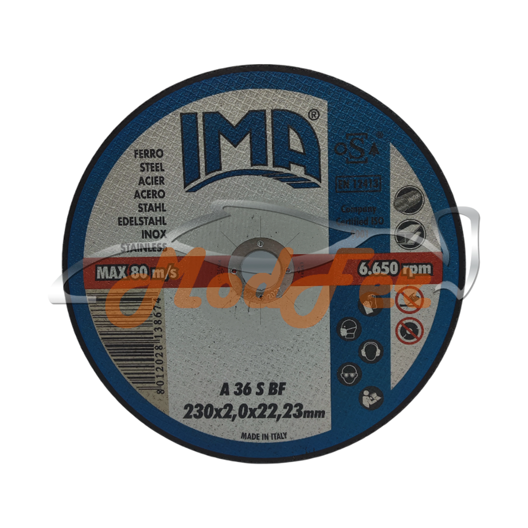 Disco da taglio per ferro 230 mm