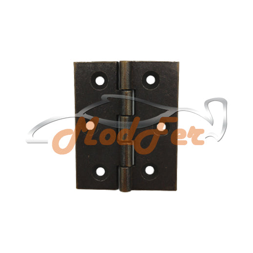 Cerniera in Ottone Bronzata Fresata Piana MM. 50x40
