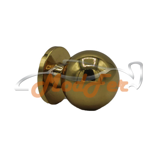 pomello sferico mariva per mobili, armadi e sportelli, diametro 25, ottone lucido, design elegante e moderno