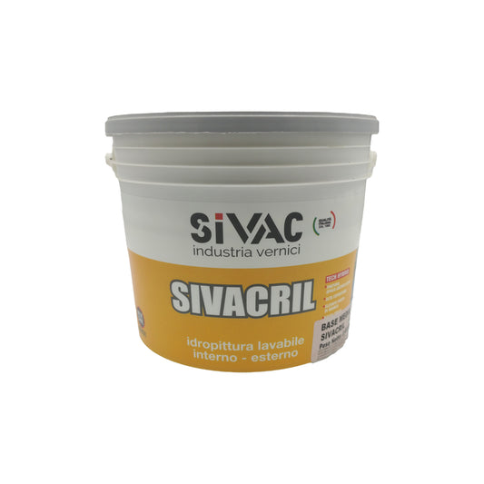 Idropittura Murale Lavabile Idrorepellente Sivacril SiVAC