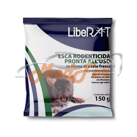 Pasta Rodenticida In Esca Fresca 150gr Liberat