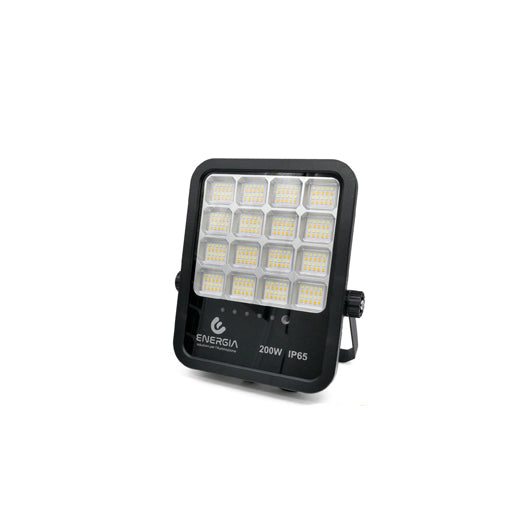 Faretto Solare LED 200W Con Pannello Fotovoltaico 18W IP65 Energia FRA.CO