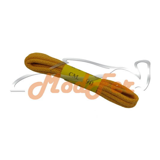 Foto Lacci giallo sabbia tondo grosso 90