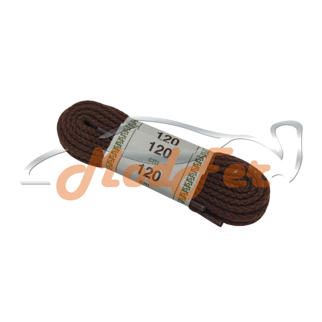 Foto Lacci tondo grosso marrone 120