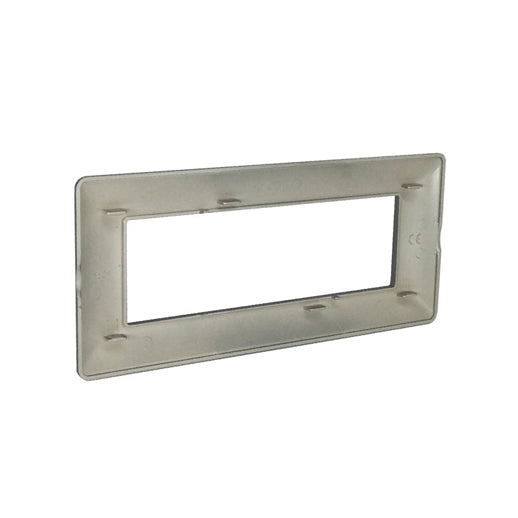 placca 6 moduli nera mapam M8007-02 compatibile con matix