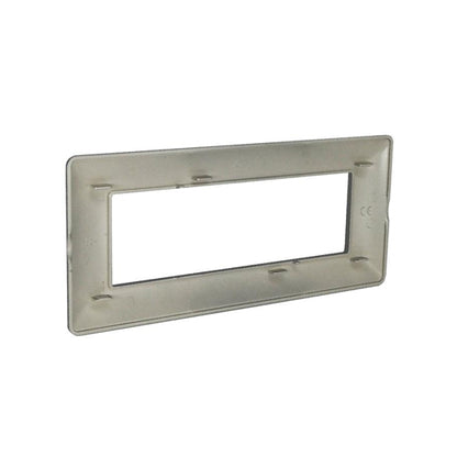 placca 6 moduli nera mapam M8007-02 compatibile con matix