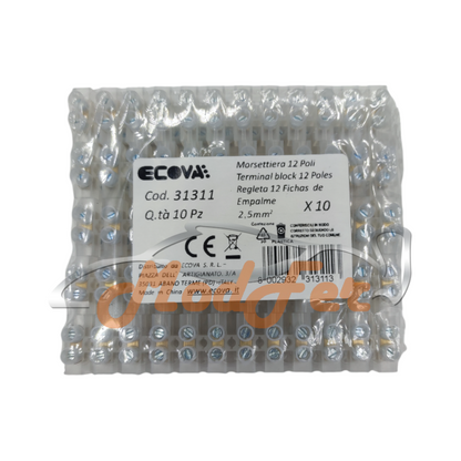 morsetti a vite a 12 poli da 2,5 mm 