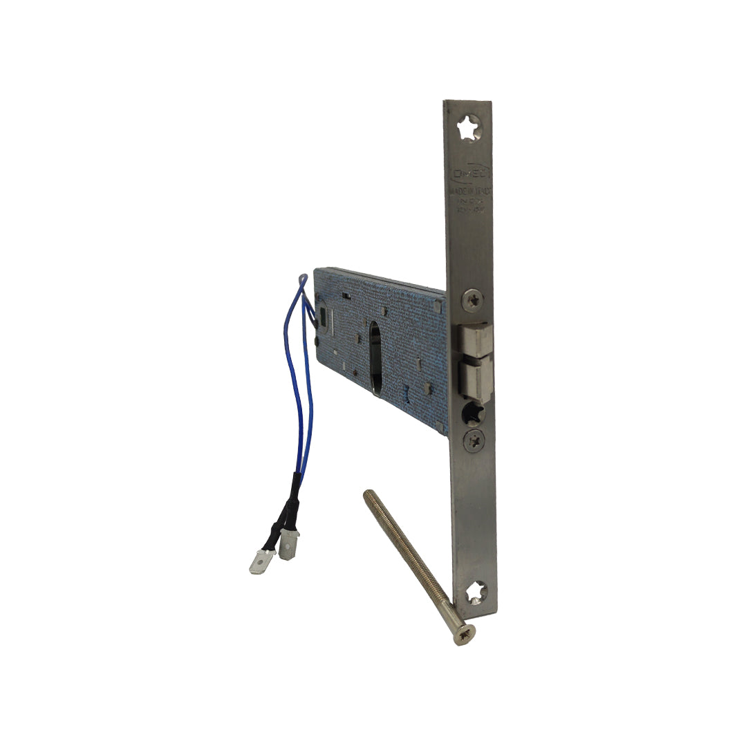 Serratura elettrica entrata 70mm per porte cancelli acciaio zincato OMEC799 OMEC