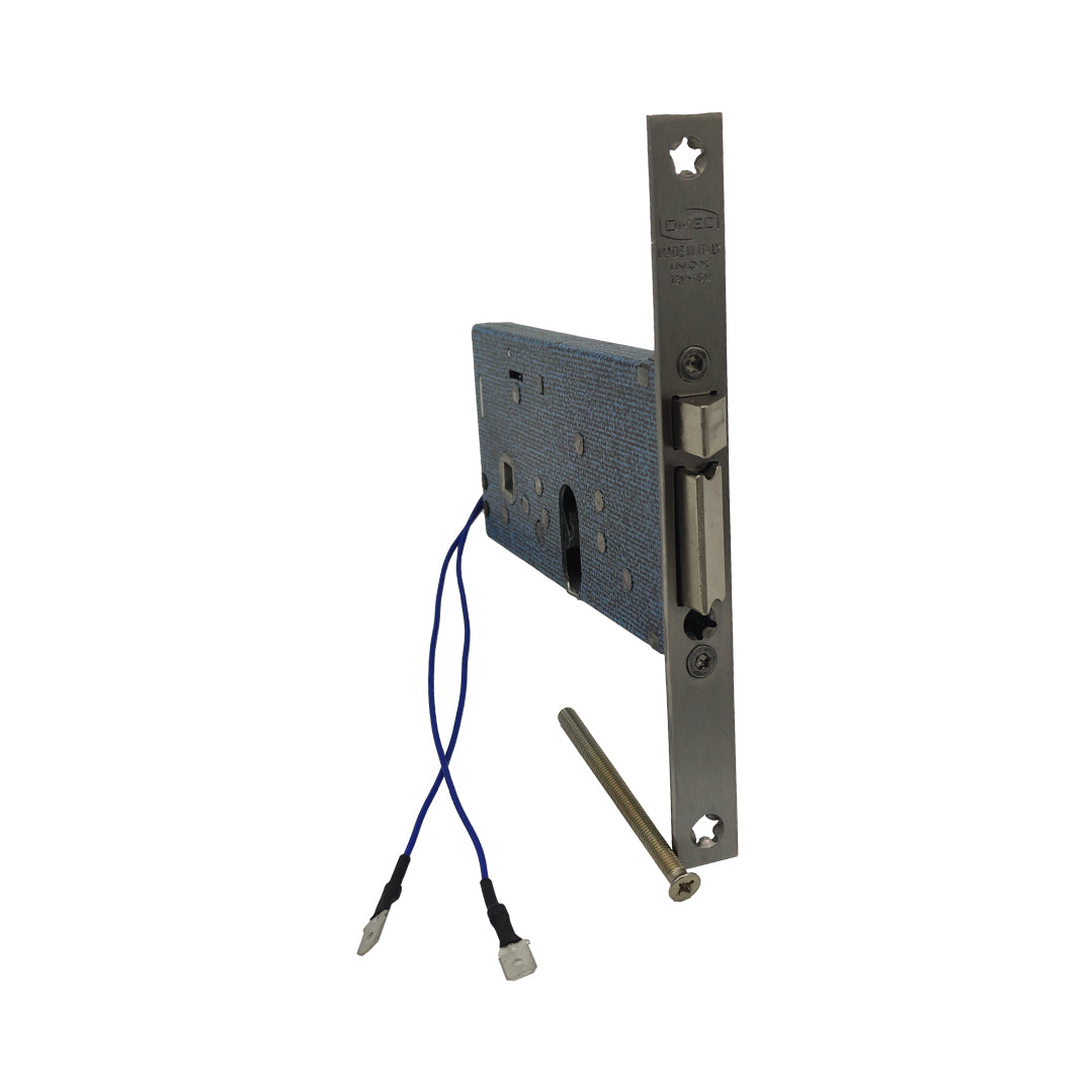 Serratura elettrica 12V entrata 80mm per portoni cancelli pedonali acciaio zincato OMEC888 OMEC