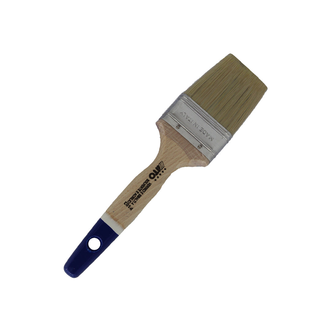 Pennellessa professionale P102 70mm setola bionda vernici solvente impregnanti mito cinque stelle
