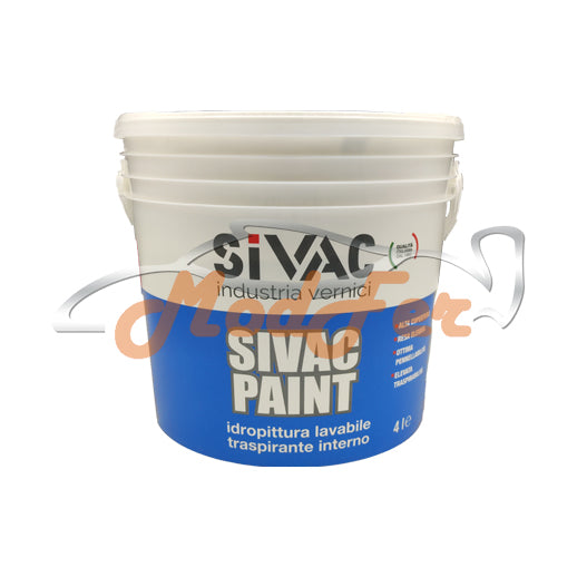 idropittura murale per interni, traspirante, lavabile, sivac paint, sivac pan020