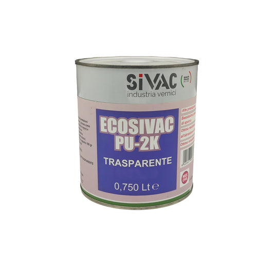 Vernice Satinata Poliuretanica Trasparente all'Acqua PU-2K SiVAC