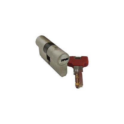 Cilindro europeo Potent S3400 da 70 mm misura 30 più 40 con chiave punzonata a testa rossa


