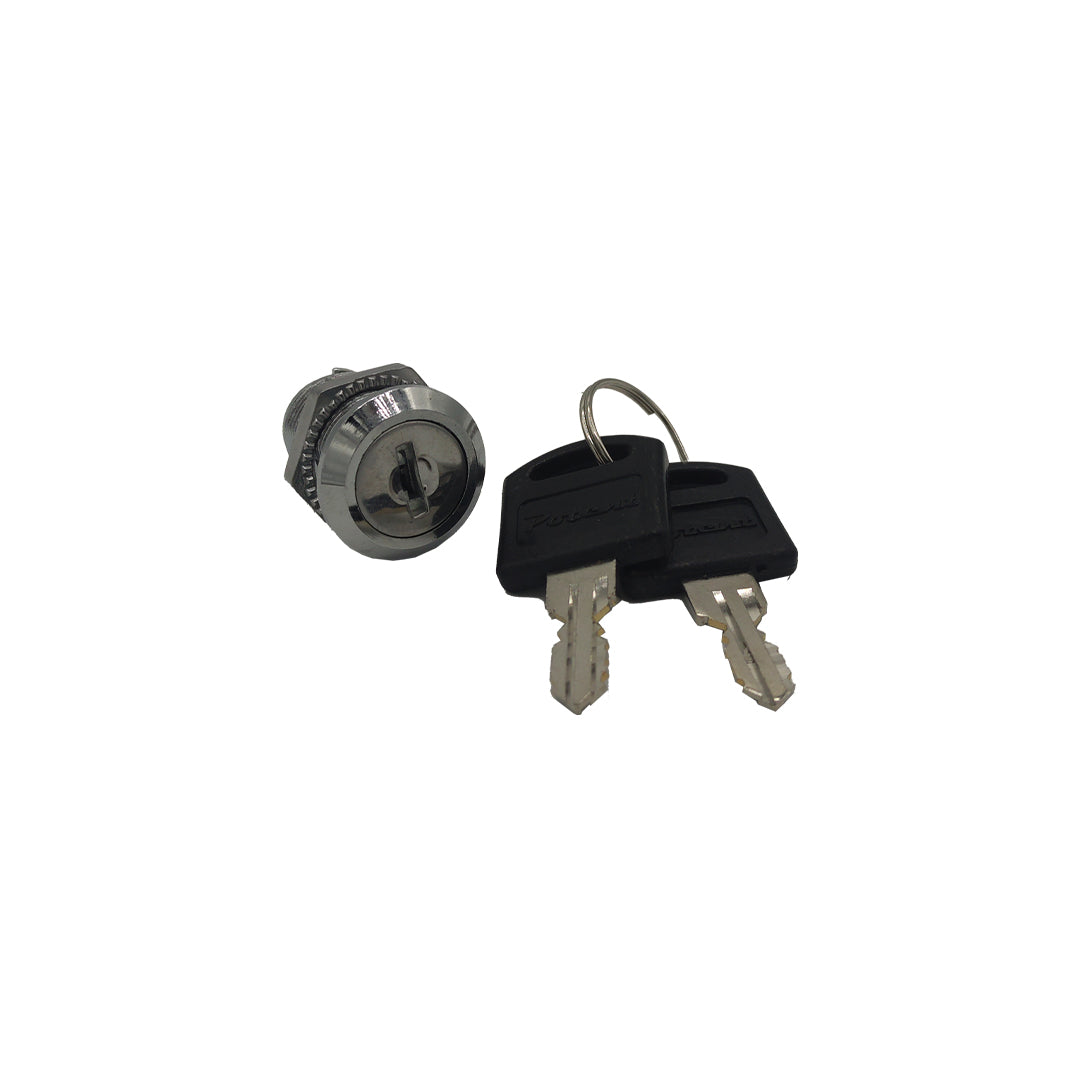 Serratura universale cilindro a leva 20mm Ø19mm acciaio lucchetti arredi Potent 6020.19