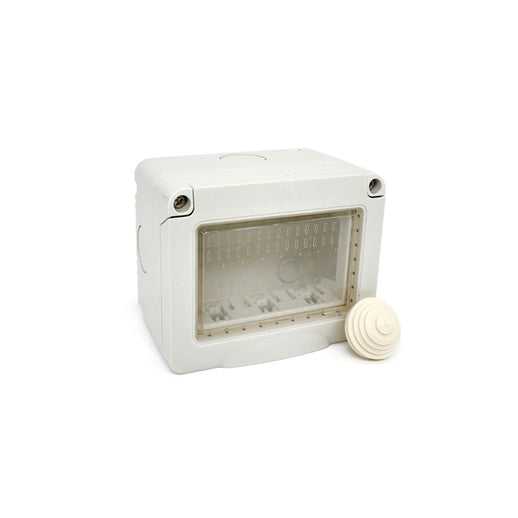 cassetta di protezione idrobox 3 moduli grado IP55 per ambienti esterni protegge da polvere e umidità compatibile matix mapam s5203b