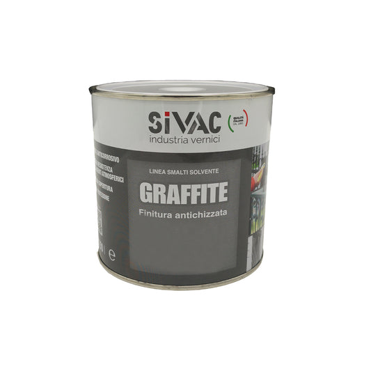 Smalto Verde Antichizzato Antiruggine ML.750 Graffite SiVAC