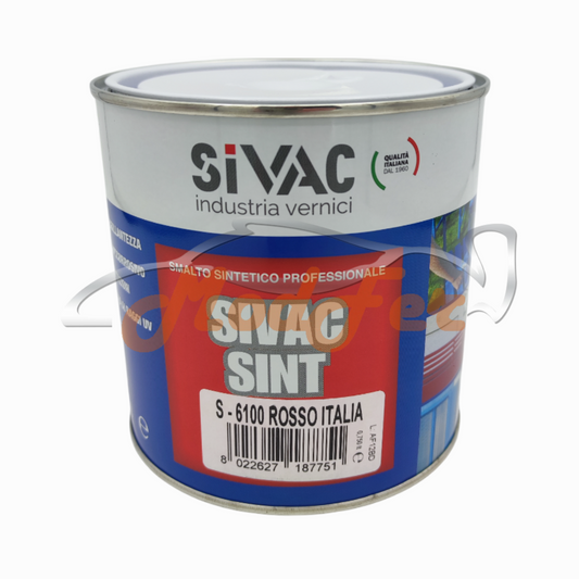 SivacSint Smalto Sintetico Rosso Italia 750ML SiVAC