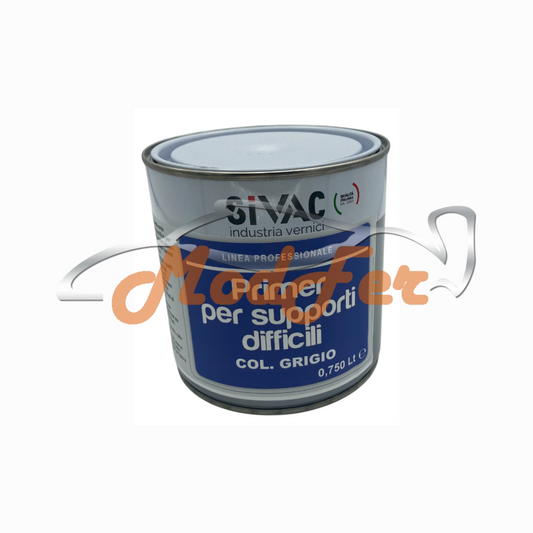 primer antiossidazione lamiere, alluminio, ferro, grigio, sivac ant50/750G