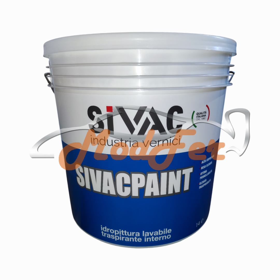 idropittura murale per interni, traspirante, lavabile, sivac paint, sivac pan020