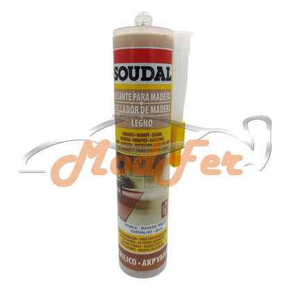 Foto Soudal Silicone legno rovere medio 