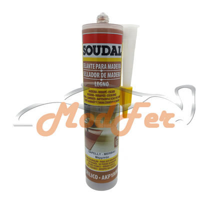 silicone ad acqua per parquet merbau 300ml soudal