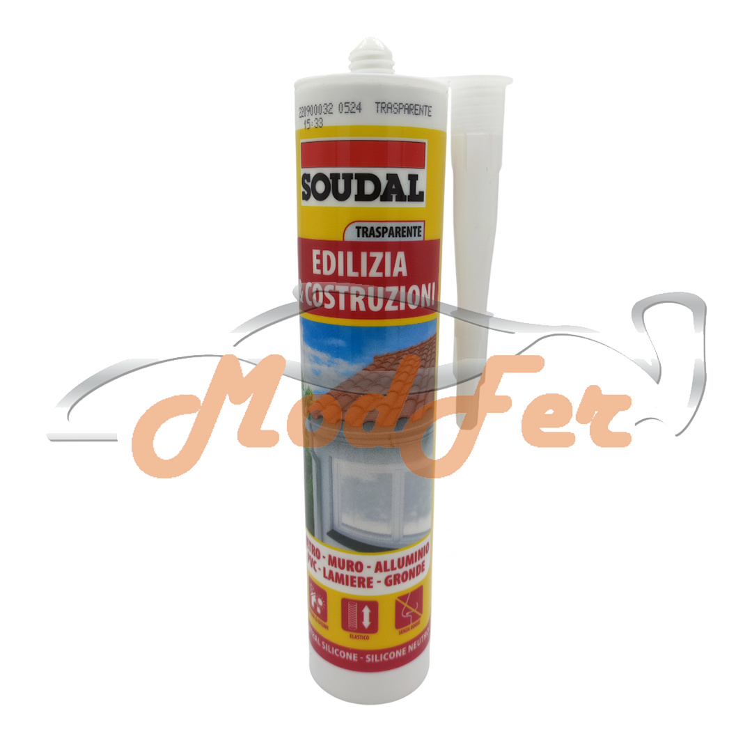 Foto Soudal silicone trasparente edilizia