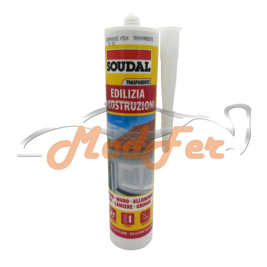 Foto Soudal silicone trasparente edilizia