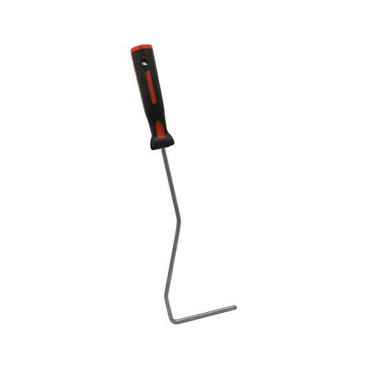 Manico per rullini gambo lungo 100mm impugnatura ergonomica bicolor nero rosso acciaio T303 Mito Cinquestelle