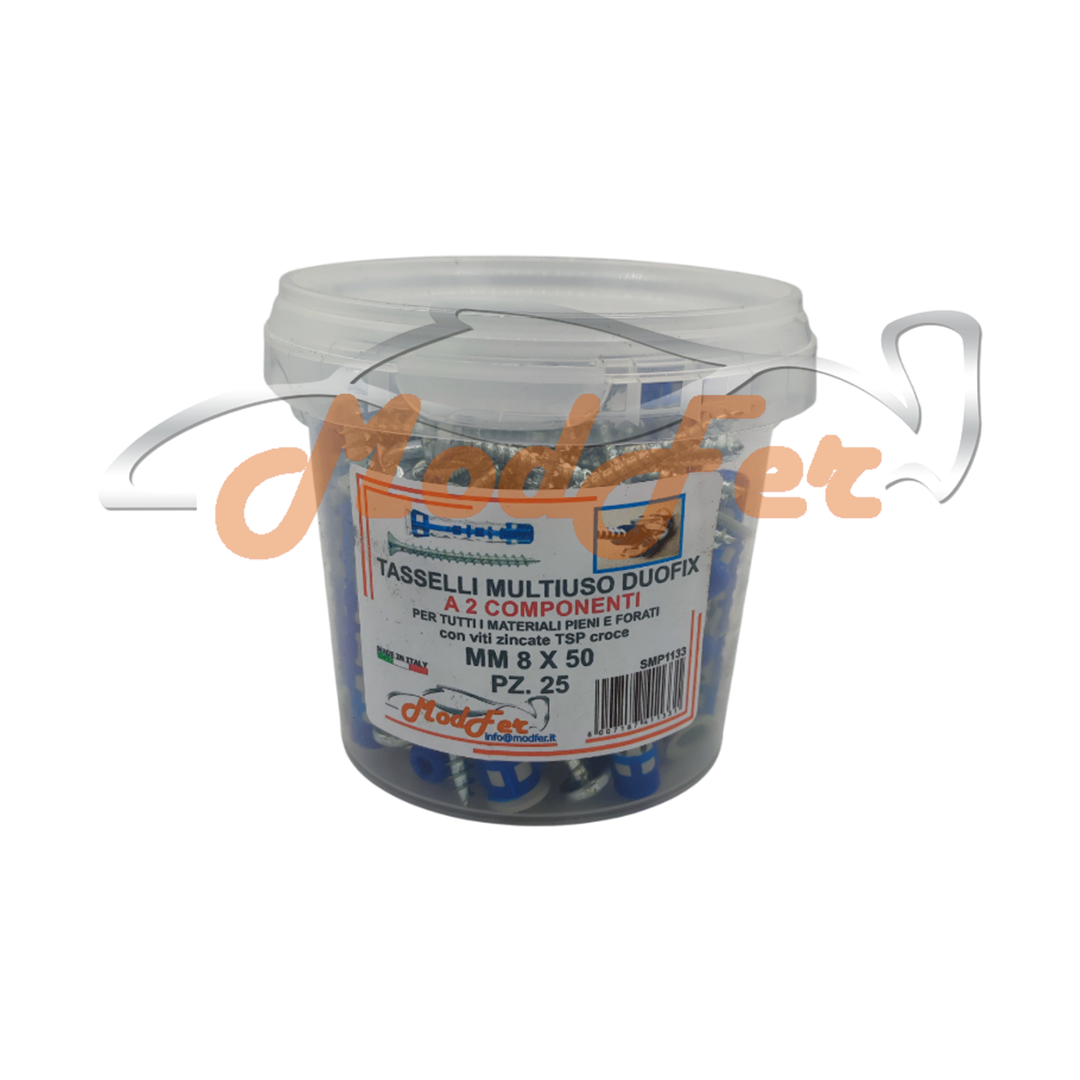 Tasselli Multiuso Duofix 8x50 MM.