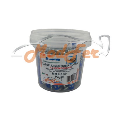 Tasselli Multiuso Duofix 8x50 MM.