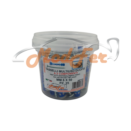 Tasselli Multiuso Duofix 8x50 MM.