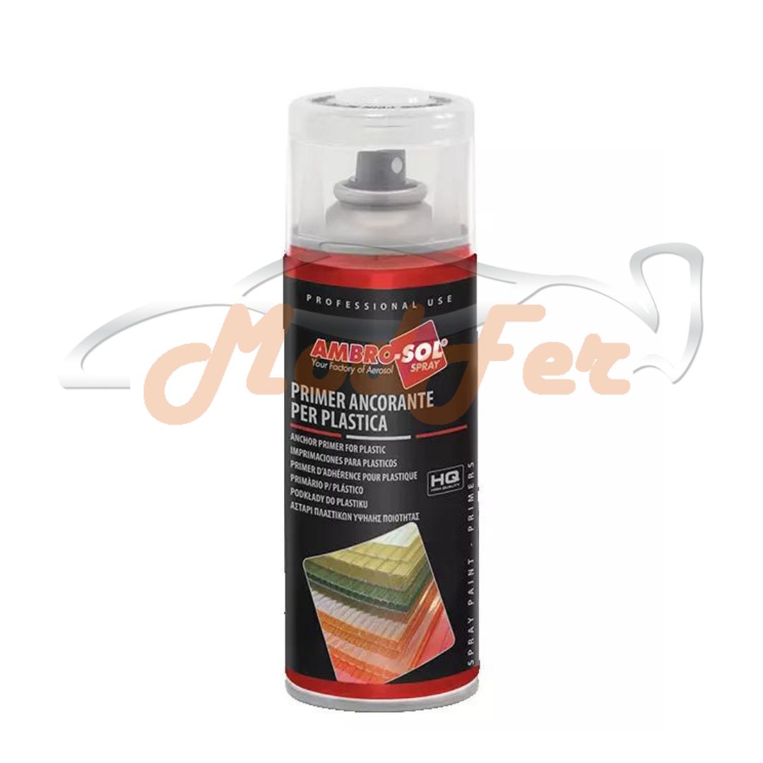Smalto Spray Primer Ancorante per Plastica 400ML Ambro-Sol