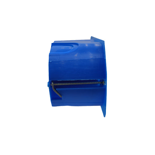 Vista d'insieme scatola derivazione elettrica rettangolare per installazione a parete in cartongesso, compatibile con placche standard