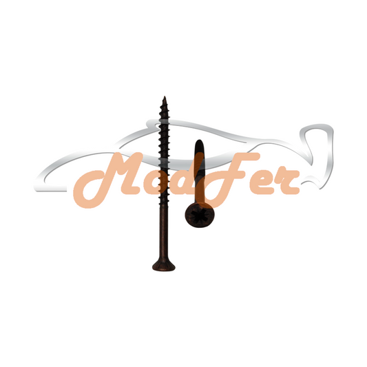 Viti bronzate parzialmente filettate