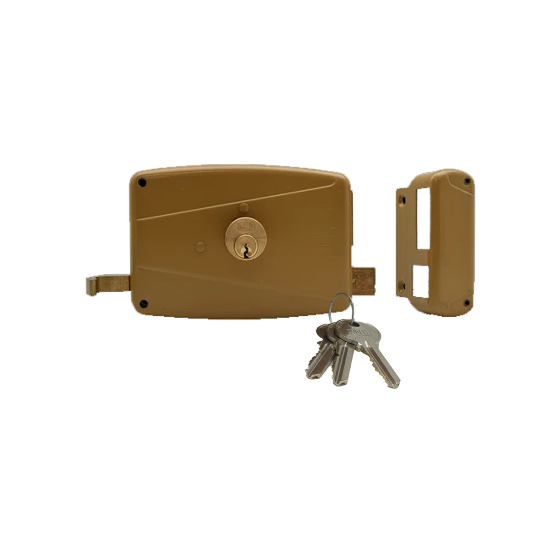 Serratura da portoncino mano destra entrata 70mm acciaio zincato porte blindate Wally 310A-70-DX
