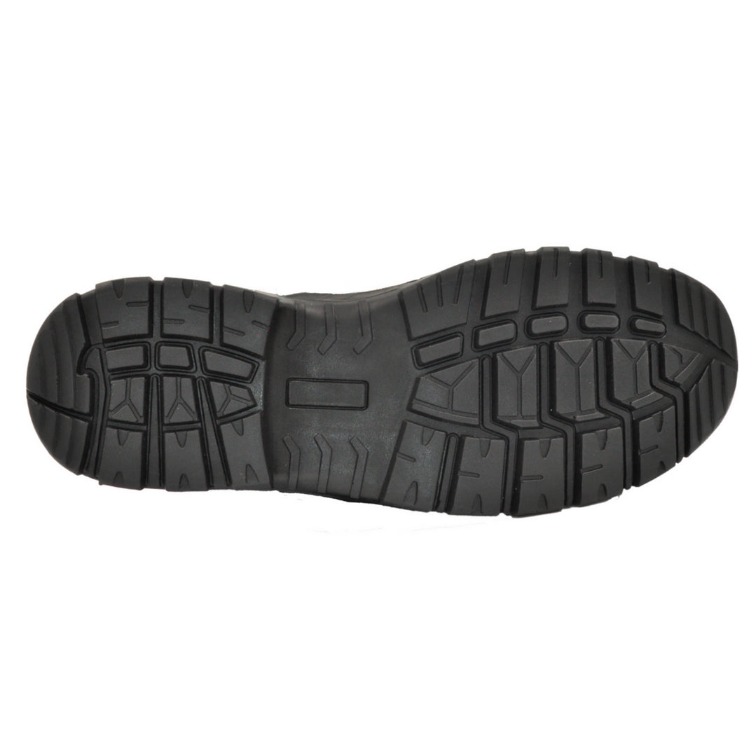 Scarpa antinfortunistica alta in pelle marrone Active Gear A-Force vista suola – S3L FO SR