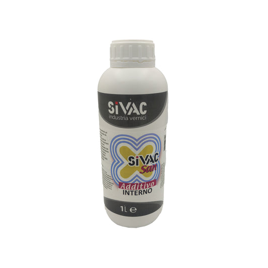 Additivo concentrato antimuffa SiVAC 1 litro da mescolare a idropitture per prevenire muffe e funghi in bagni cucine e ambienti umidi